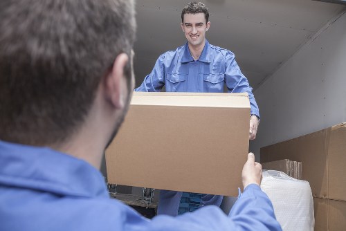 Office removals team planning a business move in Kentish Town