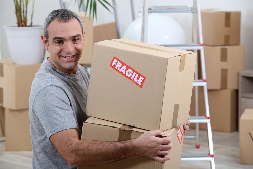 Residential removal service on a Kentish Town street