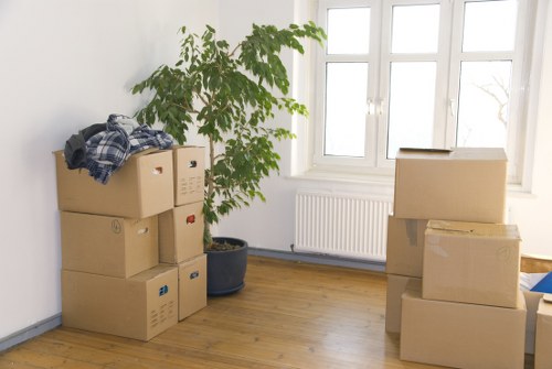 Careful furniture loading for a house move in Kentish Town