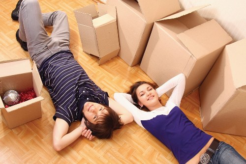 Local commercial movers handling office furniture in North London