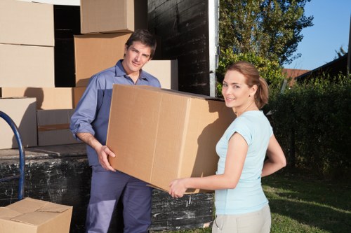 Packing and loading furniture for a Kentish Town relocation
